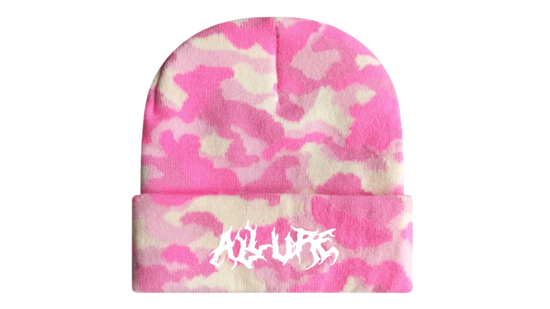 Pink & White Beanie