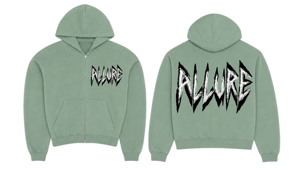 Sage Green Sigil Zip