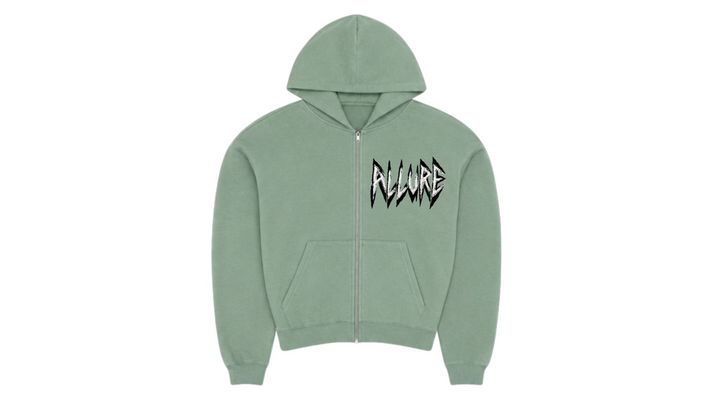 Sage Green Sigil Zip