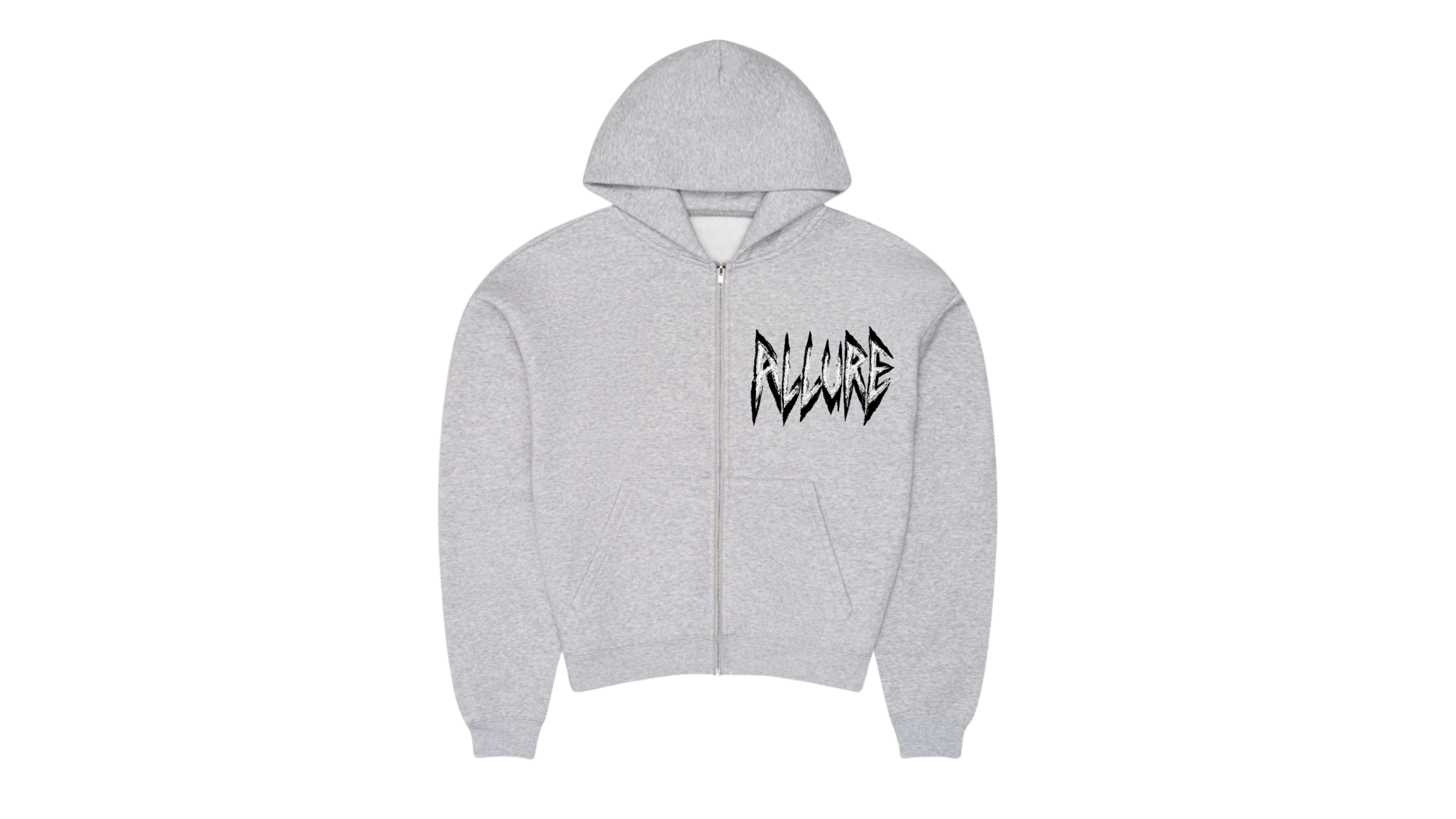 Vntg Grey Sigil Zip