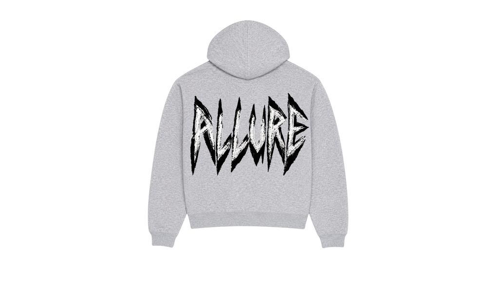 Vntg Grey Sigil Zip